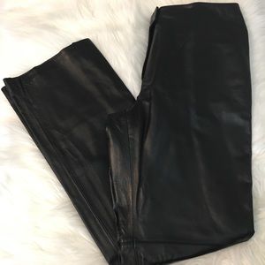 Marcia- Italian Leather Pants With Lining